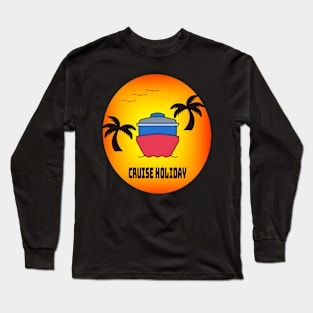 Cruise Summer Vacation Palm tree Long Sleeve T-Shirt